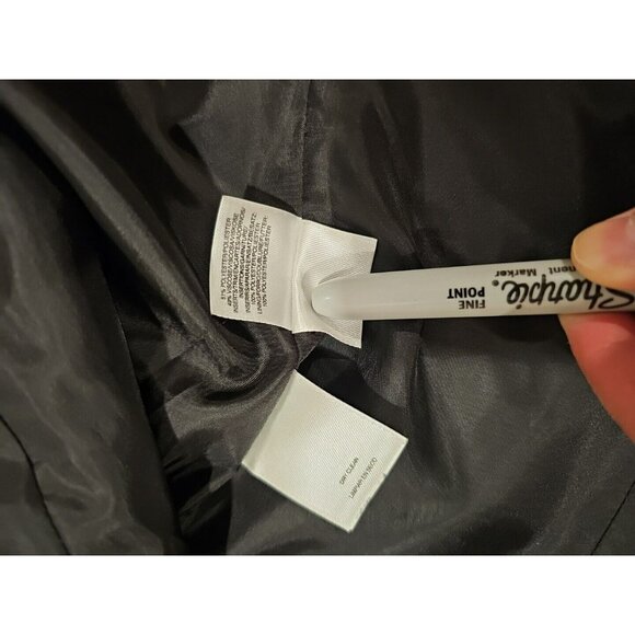 Kasper Blazer Women's Black Red Snake Print Pattern Long Sleeve Open Jacket Sz 8 - Picture 5 of 7